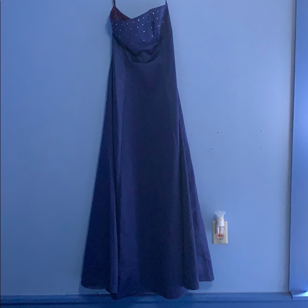 Strapless prom dress